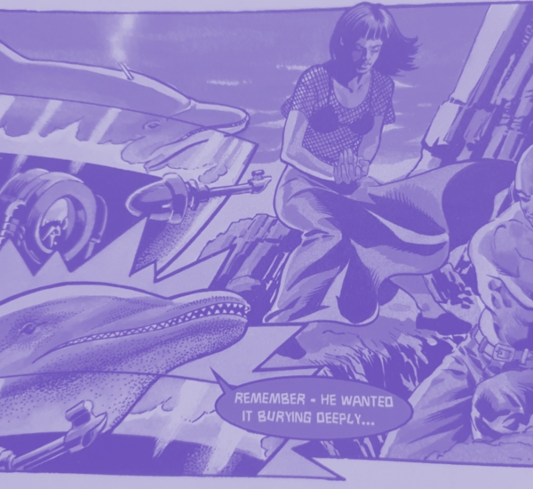 Heritage preview comic strip from Doctor Who Magazine