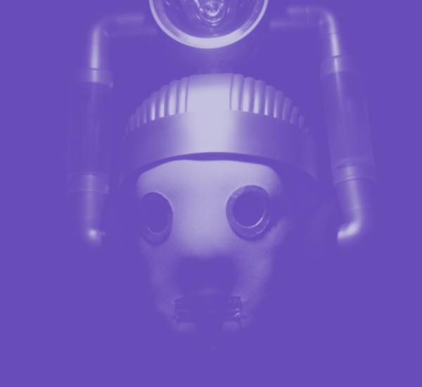 Image of the original Cyberman costume