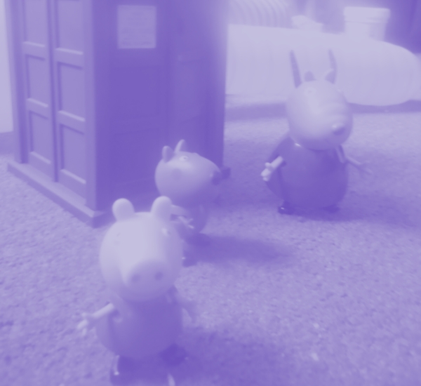 Image of the Peppa Pig incarnation of the Doctor