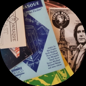 Covers of various issues of Cosmic Masque