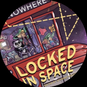 Cover of Locked in Space by Jon Wesley Huff