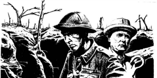 Image by Richard Farrell accompanying Front Line